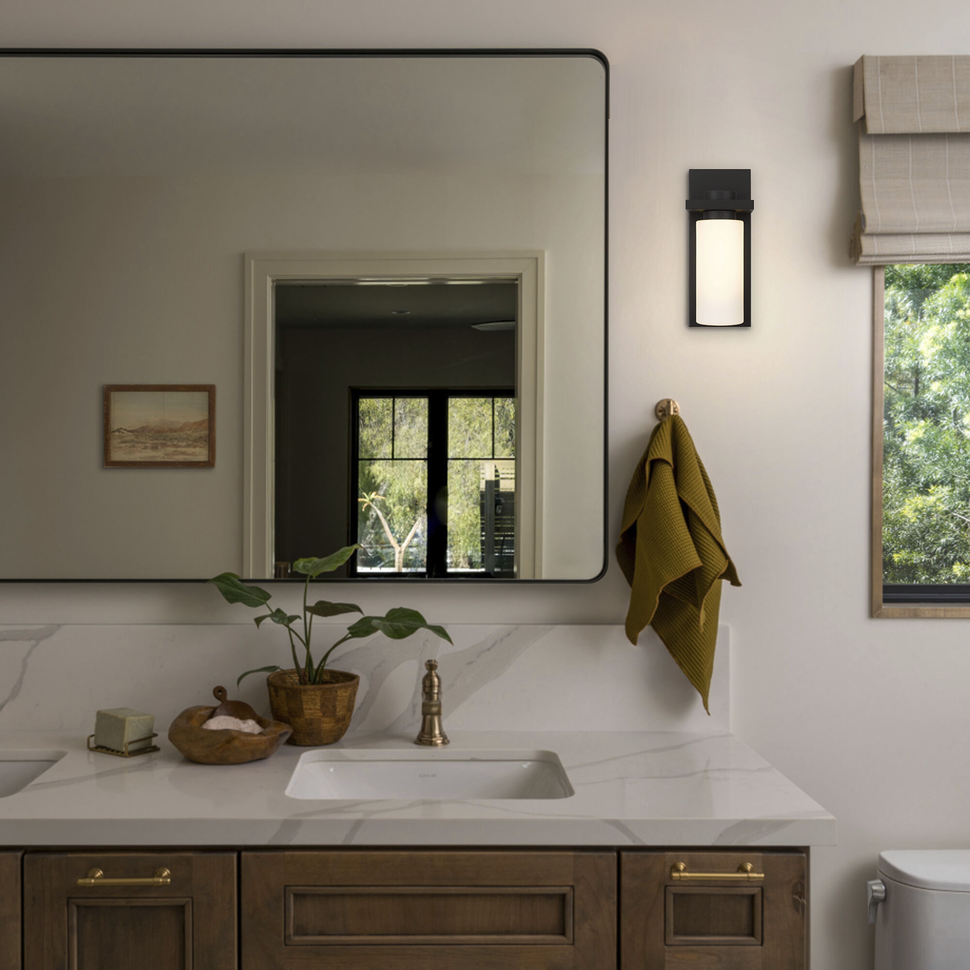 Kast LED 14 inch Dark Bronze Outdoor Wall Sconce